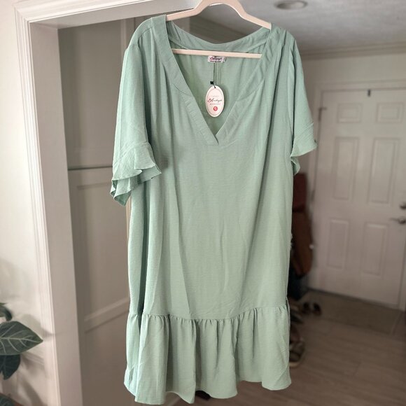 Vendor Sample NWT Mini Dress Casual 2X - Picture 1 of 5